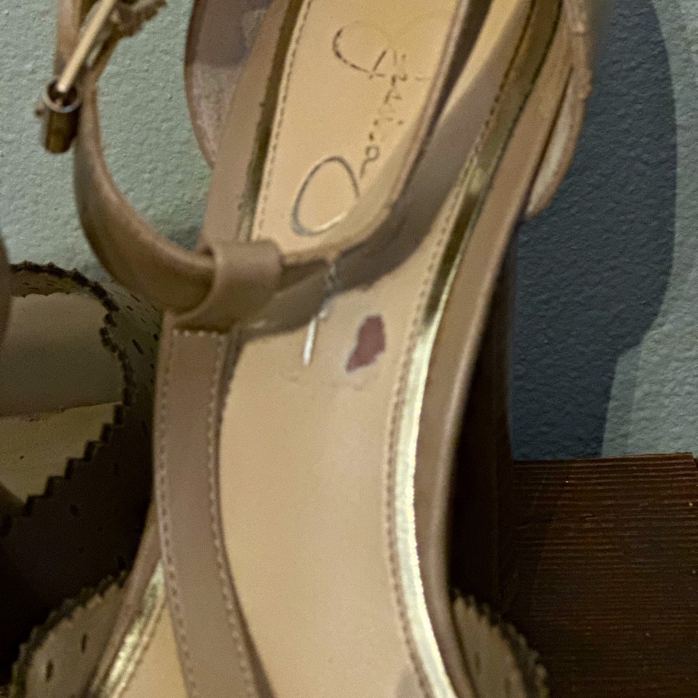 Jessica Simpson Tan Sandals/Heels